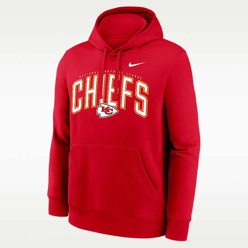 Kansas City Chiefs Sideline Club Big Kids' Nike NFL Pullover